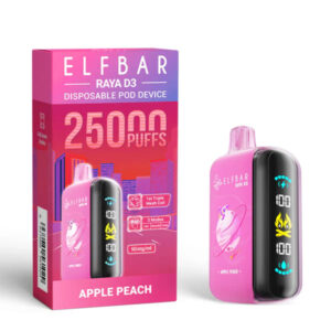 Elf Bar Raya D3 Apple peach 25000 | Vape Shop Noida