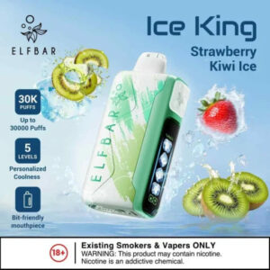 Elf Bar Ice King Strawberry Kiwi Ice 30K | Vape Shop Noida