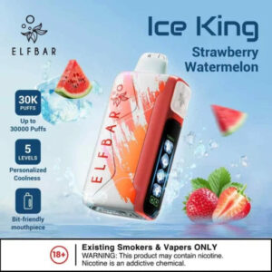 Elf Bar Ice King Strawberry Watermelon 30K | Vape Shop Noida