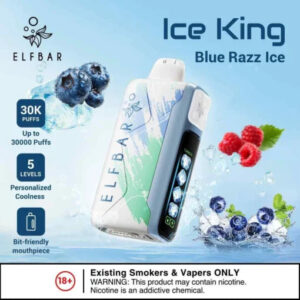 Elf Bar Ice King Blue Razz Ice 30K | Vape Shop Noida