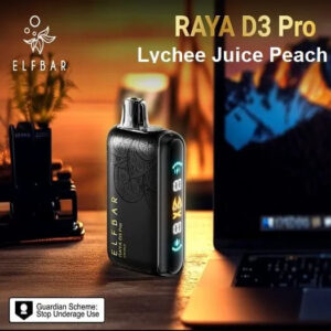 Elf Bar Raya D3 Pro 30K Lychee Juicy Peach | Vape Shop Noida