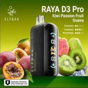 Elf Bar Raya D3 Pro Kiwi Passion Fruit Guava | Vape Shop Noida