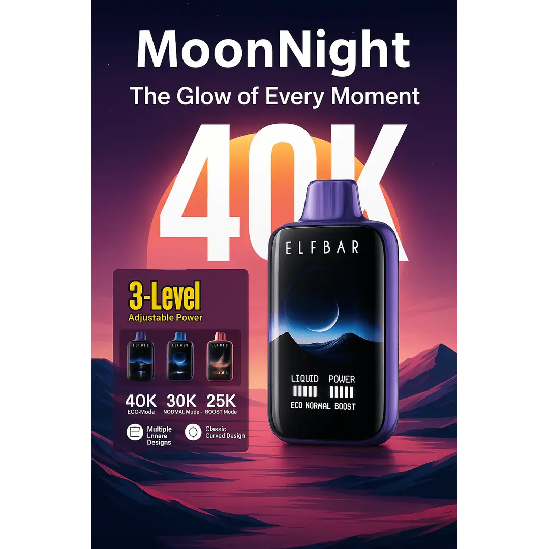 Elfbar Moon Night 40k Mango Peach Watermelon | Vape Shop Noida