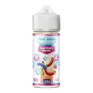 Sour Fruity Worms Freeze Pod Juice 100ml | Vape Shop Noida