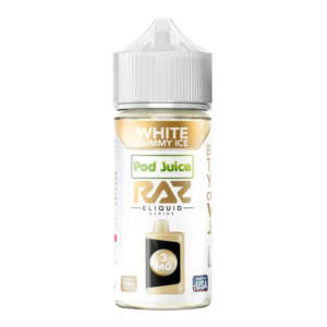 White Gummy RAZ X Pod Juice 100ml | Vape Shop Noida