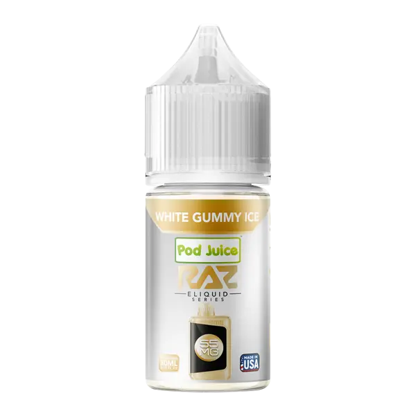 White Gummy Ice RAZ X Pod Juice | Vape Shop Noida
