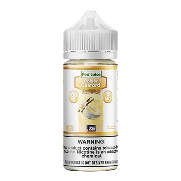 Golden Custard Pod Juice 100ml | Vape Shop Noida