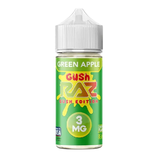 Green Apple Gush RAZ X Pod Juice (100ml) | Vape Shop Noida