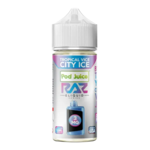 Tropical Vice City Ice RAZ X Pod Juice 100ml | Vape Shop Noida
