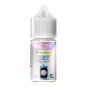 Blue Razz Cotton Clouds RAZ X Pod Juice | Vape Shop Noida