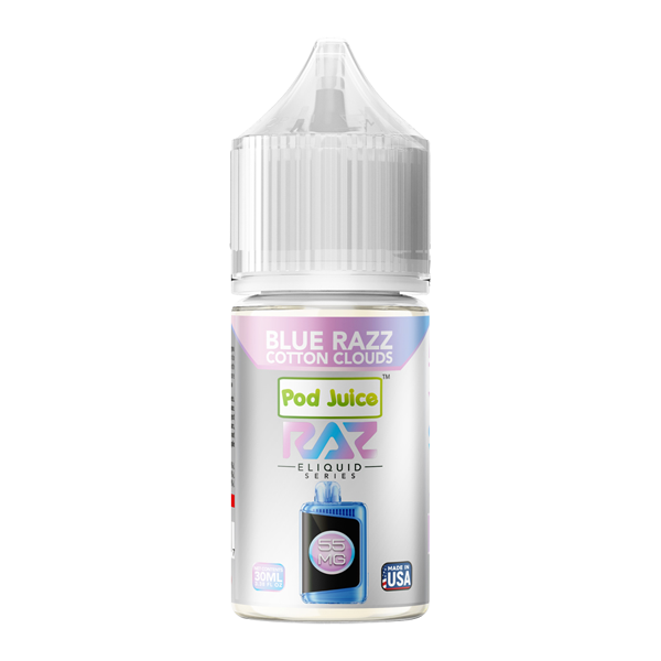 Blue Razz Cotton Clouds RAZ X Pod Juice | Vape Shop Noida