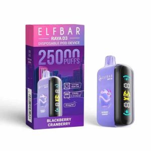 Elf Bar Raya D3 Blackberry cranberry – 25000 - Vape Delivery in Delhi & Noida