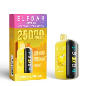 Elf Bar Raya D3 Lemon lime ice – 25000 - Vape Delivery in Delhi & Noida